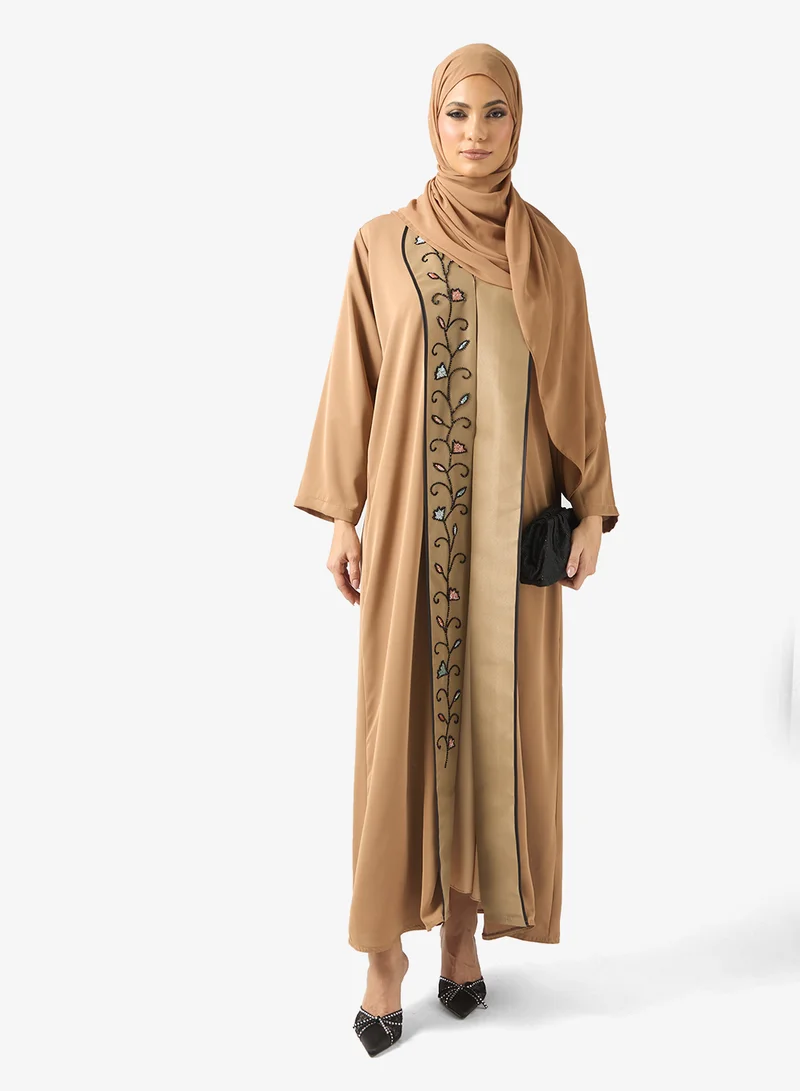 Khizana  Floral Print Abaya & Sheila for Women | Best Price UAE