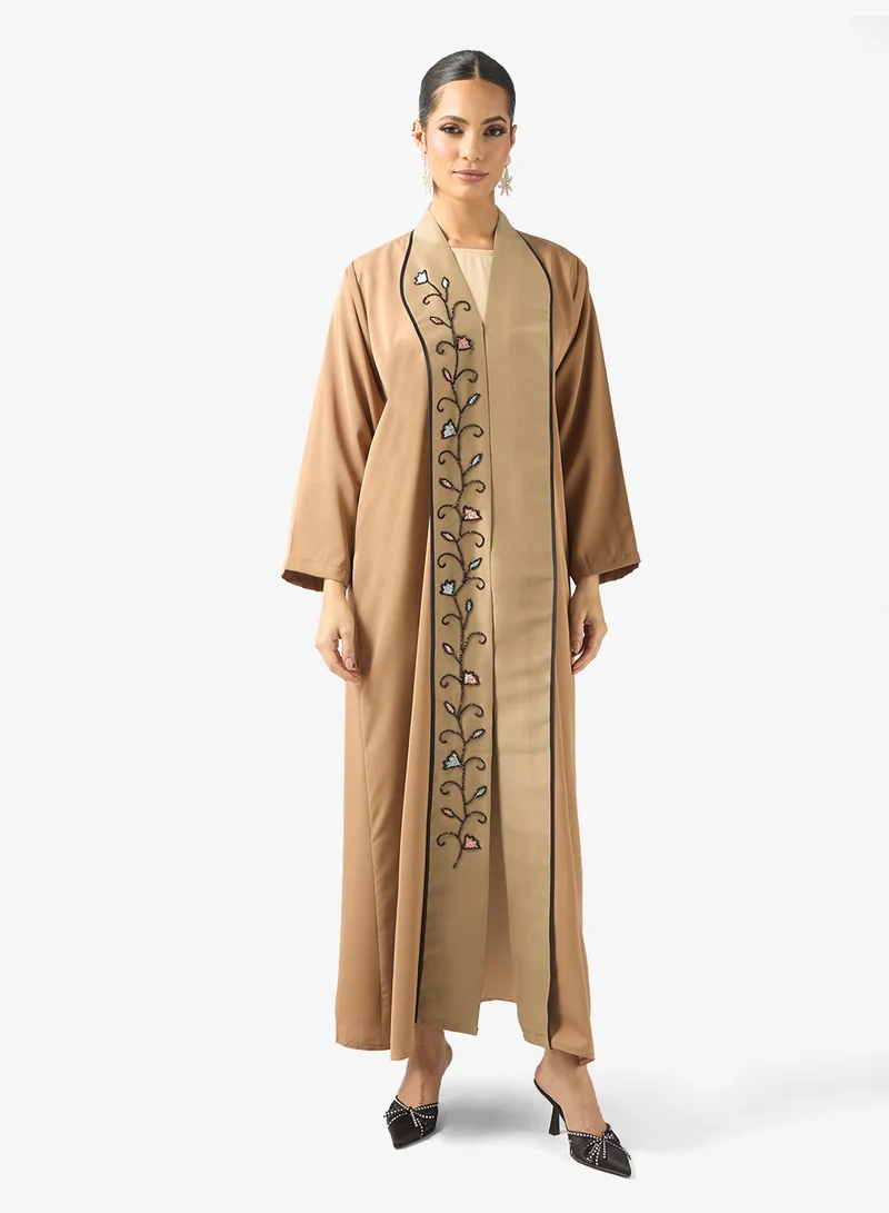 Floral Print Abaya & Sheila