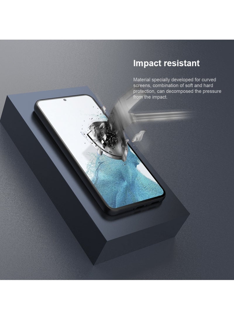 Nillkin 2 Pieces Impact Resistant Curved Film for Samsung Galaxy S23 (6.1" Inch) 0.3 mm Thin Full Screen Coverage Including Curve X 2Pc - transparent - Image 3