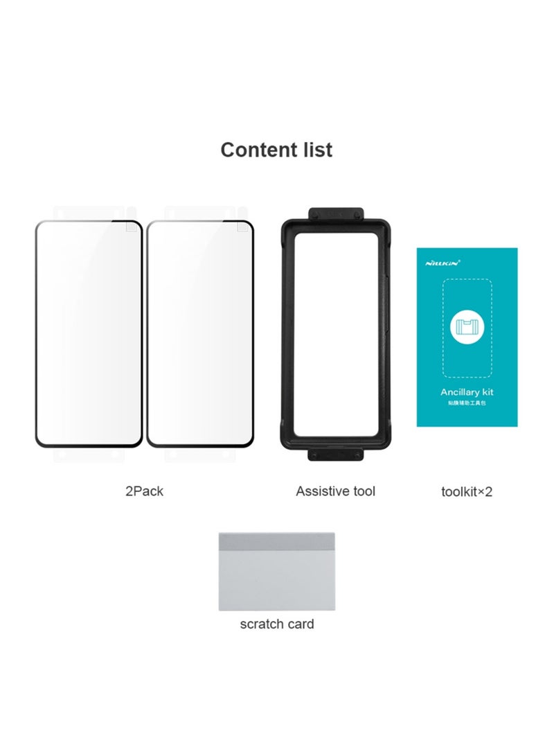 Nillkin 2 Pieces Impact Resistant Curved Film for Samsung Galaxy S23 (6.1" Inch) 0.3 mm Thin Full Screen Coverage Including Curve X 2Pc - transparent - Image 4