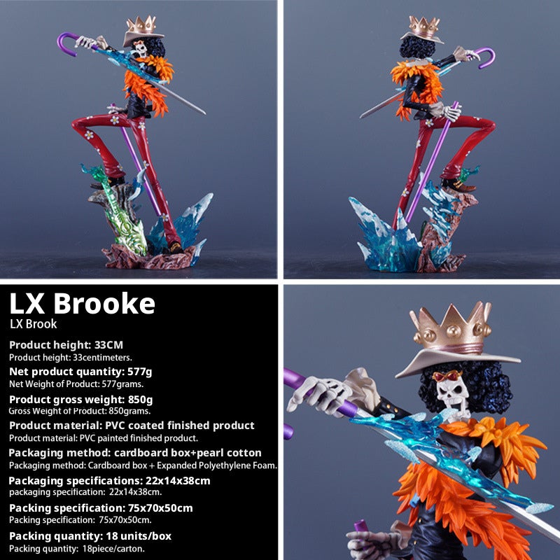 One Piece LX Brook Soul King Figure Statue - Image 2