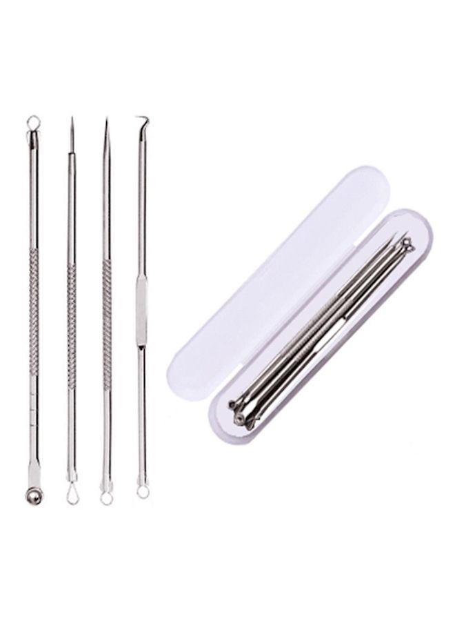 NIBEMINENT Pimple Comedone Curved Head Tweezer Black