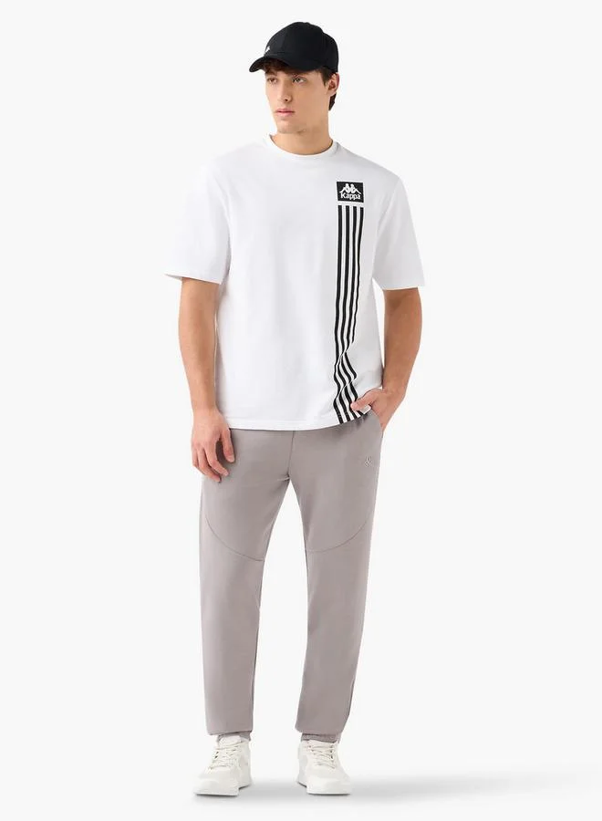 كابا بنطلون رياضي برباط إغلاق وجيوب وشعار من كابا