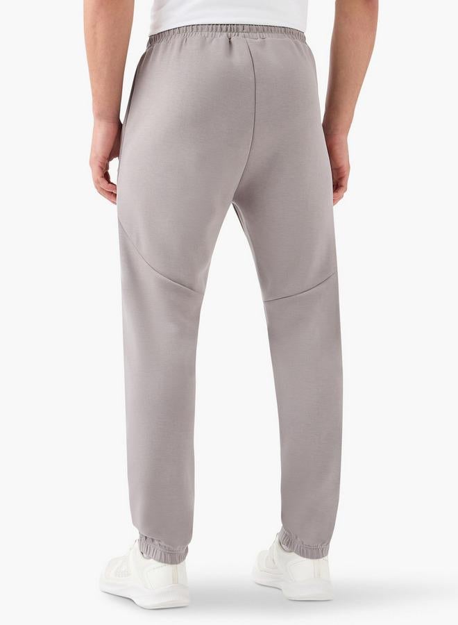 Kappa Logo Detail Joggers with Drawstring Closure and Pockets - Image 3