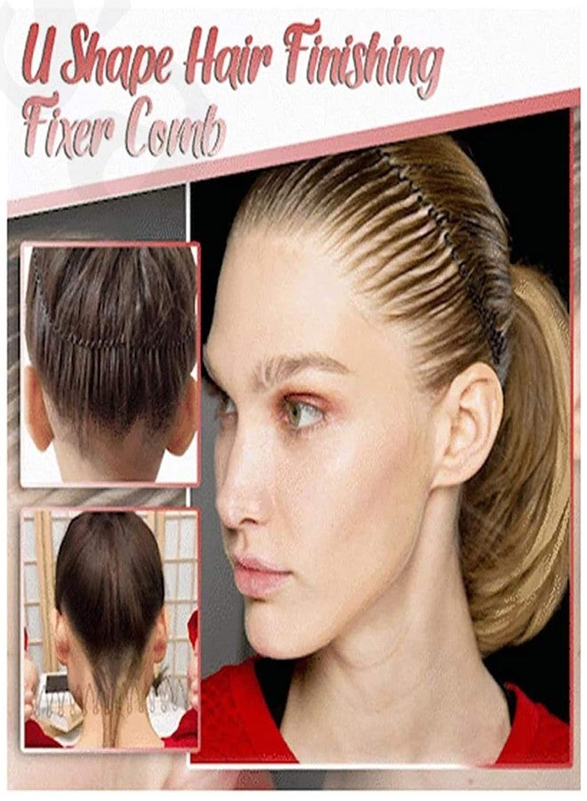 DazzleDiva 1Pcs Mini Bobby Pins Decorative Hair Combs, Professional Metal U Shaped Hair Pins for Bun Updos, Small Hairpins for Women & Girls, Strong Hold Nonslip Styling Hair Pins for Fine Thick Hair, Black 1Pcs - Image 5