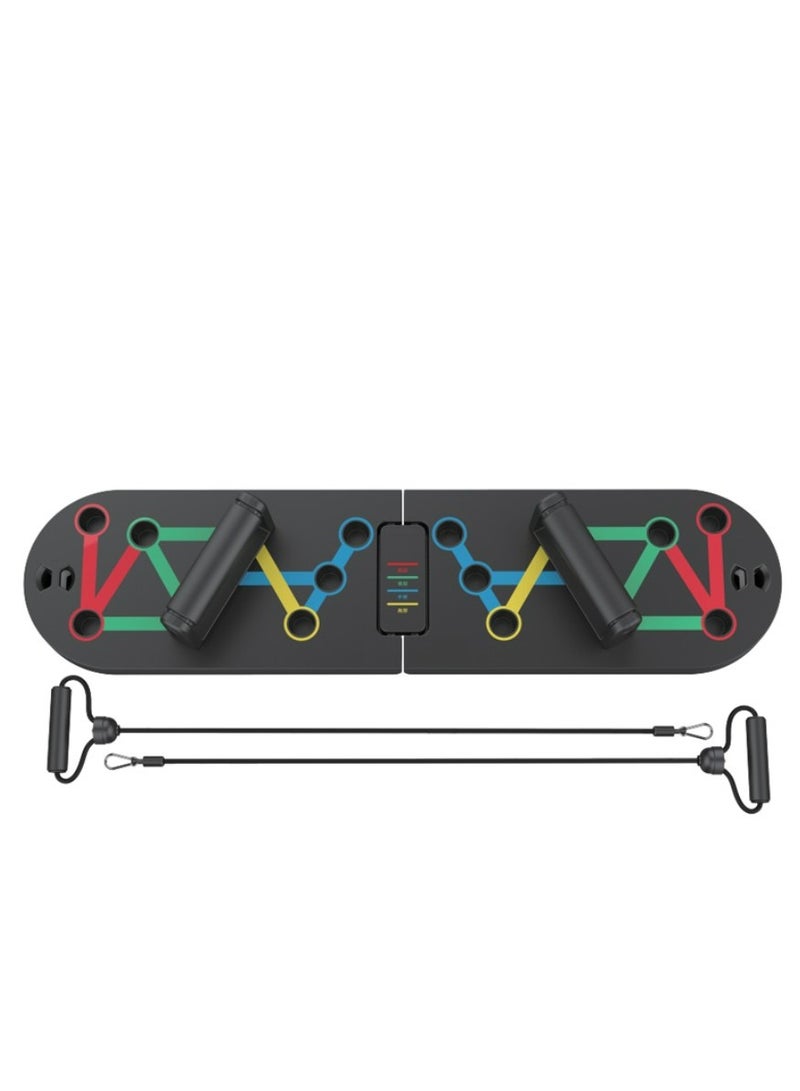 GULFLINK Multi-Function Push Up Board Sit Up Fitness Push Up Board Black - Image 1