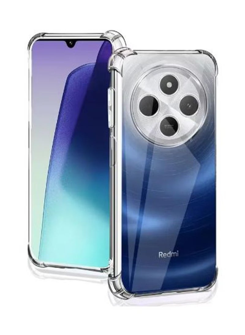 TPU Shockproof Protective Case Cover for Xiaomi Redmi 14C 4G/Xiaomi POCO C75 4G Clear - Image 1