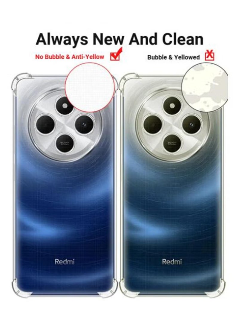 TPU Shockproof Protective Case Cover for Xiaomi Redmi 14C 4G/Xiaomi POCO C75 4G Clear - Image 4