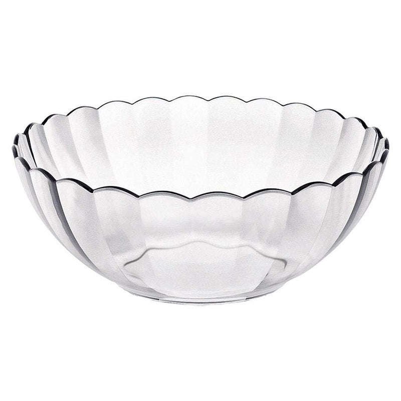 Marinex Glass Bowl Bella 2 L, Durable Heat-Resistant Borosilicate Mixing & Serving Bowl | Transparent Multi-Purpose Medium Glass Bowl | Microwave, Freezer & Dishwasher Safe - Image 1