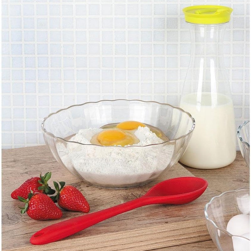 Marinex Glass Bowl Bella 2 L, Durable Heat-Resistant Borosilicate Mixing & Serving Bowl | Transparent Multi-Purpose Medium Glass Bowl | Microwave, Freezer & Dishwasher Safe - Image 4