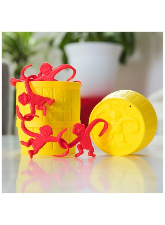 Spin Master Games ألعاب سبين ماستر، برميل القرود، متعة ريترو للروضة، ألعاب عائلية، 1 وما فوق، للأعمار 3 وما فوق - Image 3