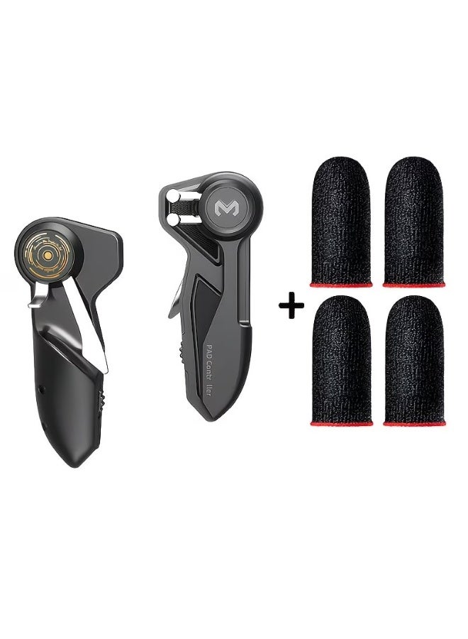 Ergonomic Mobile Game Controller Grip with Shooting Trigger Assist Buttons for Phone & Tablet Gaming - Image 4