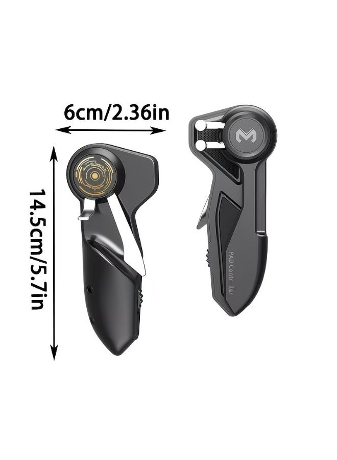 Ergonomic Mobile Game Controller Grip with Shooting Trigger Assist Buttons for Phone & Tablet Gaming - Image 3
