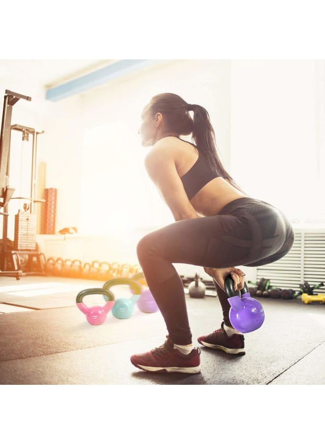 Yes4All Kettlebell - PVC - 15+20+25 lbs - Multicolor - Image 5