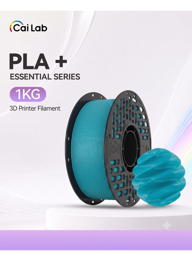 كاي لاب خيط طباعة ثلاثية الأبعاد PLA+ مقاس 1.75 مم، لون مطفأ (مات) مميز، خيط طباعة ثلاثية الأبعاد متعدد الألوان من CaiLab، بدقة ±0.02 مم، متين وخالٍ من التشابك، قليل الانحناء، لمعظم طابعات FDM ثلاثية الأبعاد، 1 كجم (أسود) - Image 3