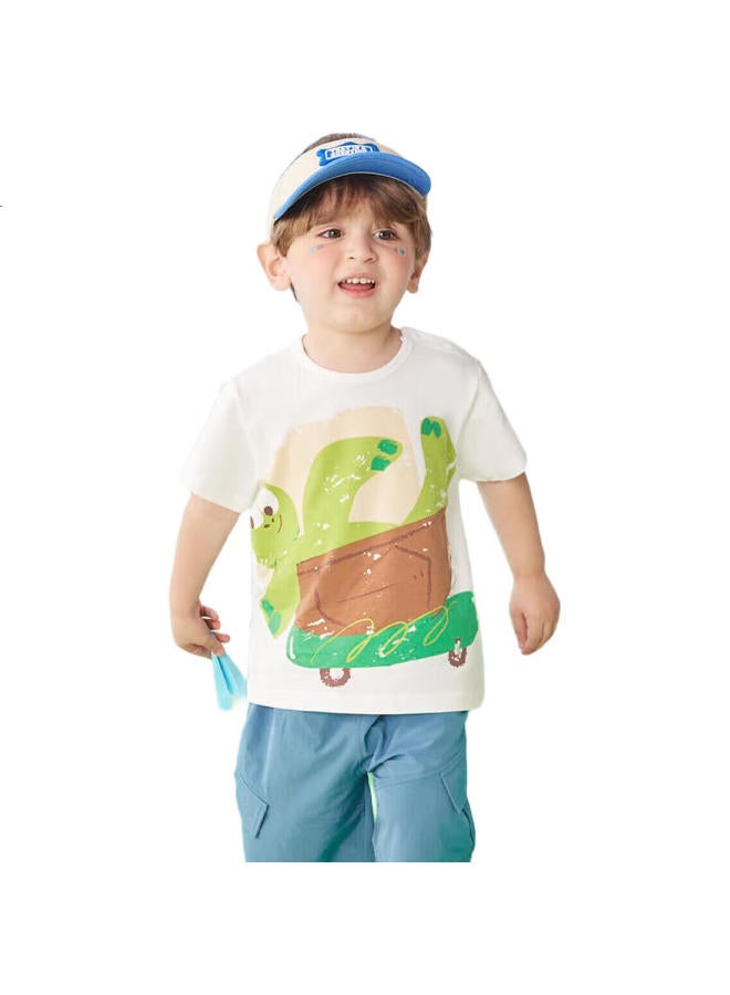 Balipig Bali Xiaozhu Baby Short-Sleeve T-Shirt, Summer Lightweight, For Girls And Boys, Baby Clothes, Adorable Top, Children'S Summer Wear - Image 1