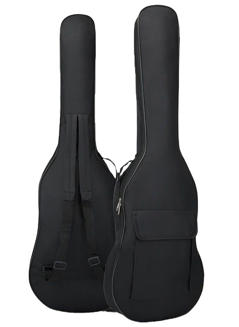 Generic 47 Inch Electric Bass Guitar Bag Double Straps 4 Strings/5-String Bass Guitar Case 5mm Cotton Thickening Pad Soft Cover Waterproof Backpack Electric Guitar Portable Bag  - Image 3