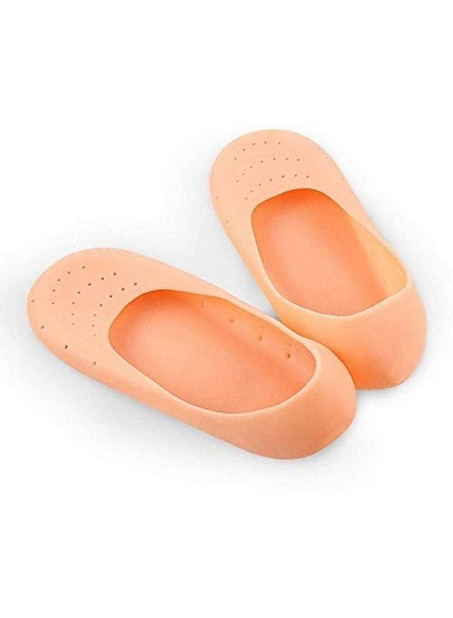 plenzo plenzo Silicone Gel Moisturizing Ultra-Soft Spa Socks For Repair Dry Cracked Feet And Ankles, Skincare, Footful Beauty, Spa Moisturizing Gel Socks,Spa Socks for cracked heels - Image 3
