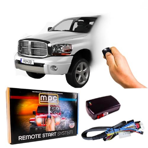 MPC Factory Remote Activated Remote Start Compatible with 2008 Dodge RAM 1500/2500/3500 - Gas - Plug-n-Play - Premier USA Tech Support - Image 1