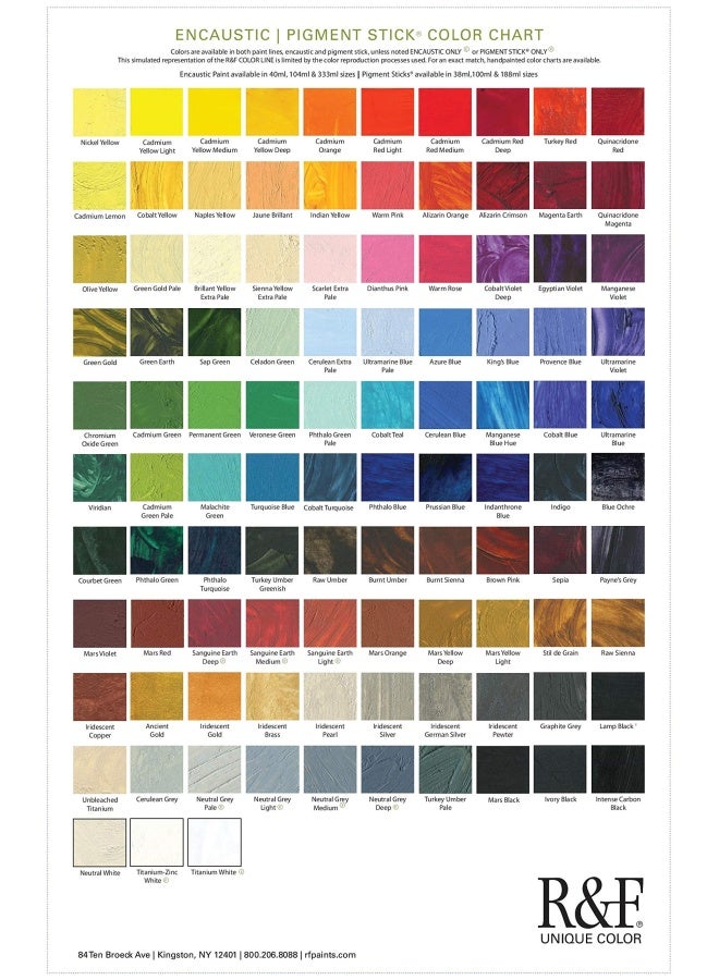 R&F Handmade Paints - Professional Oil Pigment Stick, Ancient Gold, 38 ml - Image 3