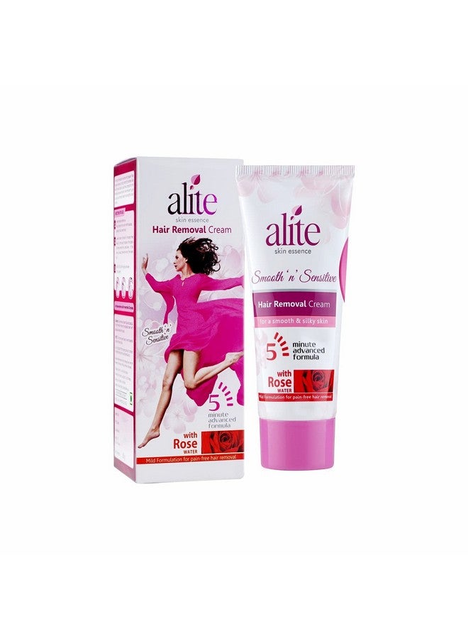 alite Hair Removal Cream For Women Combo Pack Of 2 (60G Each) - With Rose Water And 5 Minutes Advanced Formula| Mild Formulation For Pain Free Hair Remove - Hair Remover - Hair Removing Cream - Image 1