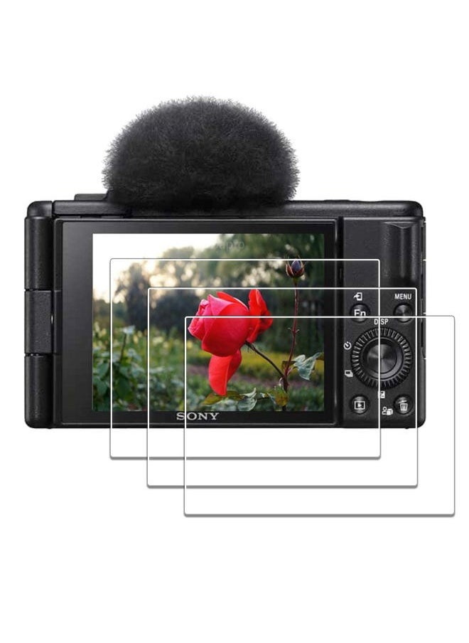 Screen Protector for Sony ZV-1F ZV1F Vlog Camera [3 Pack] Tempered Glass Easy Installation