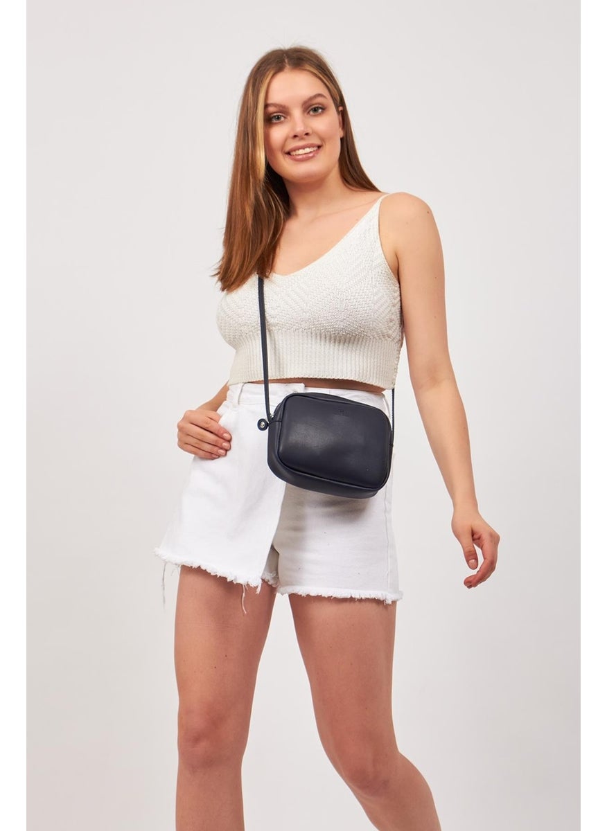 tonny black Original Women's Mini Urban Crossbody Adjustable Strap Comfort Model Zippered Shoulder Bag TBKÇ00040  - Image 1