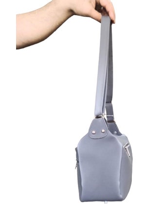My Geppeto Bag Women's Shoulder Bag and Crossbody Bag with Adjustable Straps Gray  - Image 4