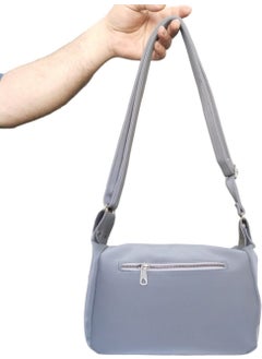 My Geppeto Bag Women's Shoulder Bag and Crossbody Bag with Adjustable Straps Gray  - Image 5