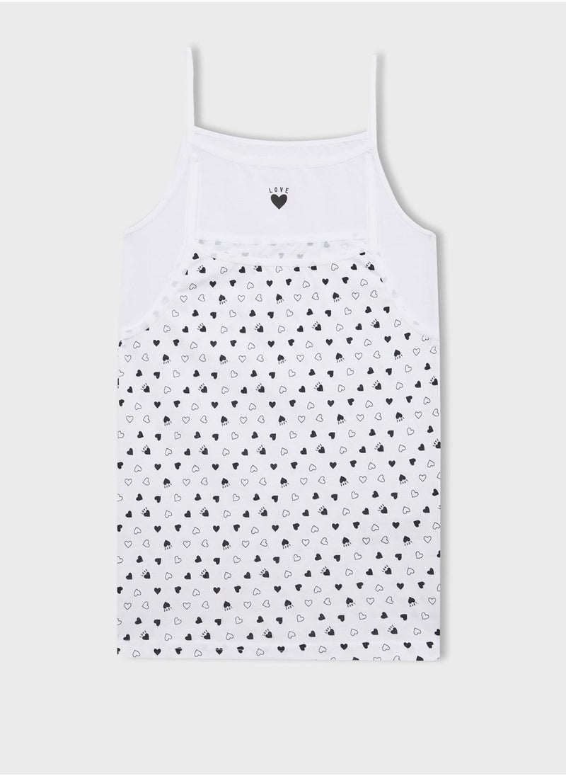 DeFacto - Girl 2 Piece Regular Fit Undershirt - Image 1