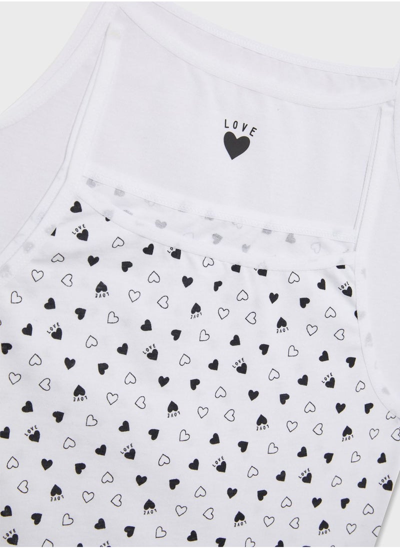 DeFacto - Girl 2 Piece Regular Fit Undershirt - Image 1