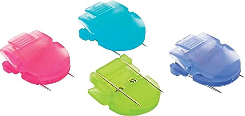 Advantus 75306 Fabric Panel Wall Clips, Standard Size, Assorted Cool Colors, 4/Pack - Image 2