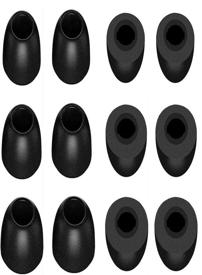 ALXCD Foam Ear Tips Compatible with JBL Vibe Buds Earbuds, 6 Pairs S/M/L Sizes Replacement Soft Noise Isolation Memory Foam Earbuds Tips Eartips Foam Tips, Compatible with JBL Vibe Buds 6 Pairs Black - Image 2