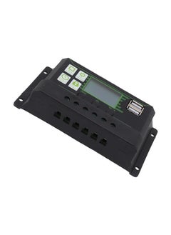 NIBEMINENT Solar Charge Controller PWM Dual USB Solar Panel Charger Discharge Regulator with Large LCD Display 70A  - Image 4