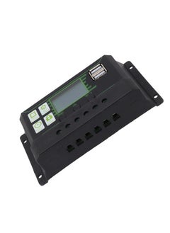 NIBEMINENT Solar Charge Controller PWM Dual USB Solar Panel Charger Discharge Regulator with Large LCD Display 70A  - Image 3