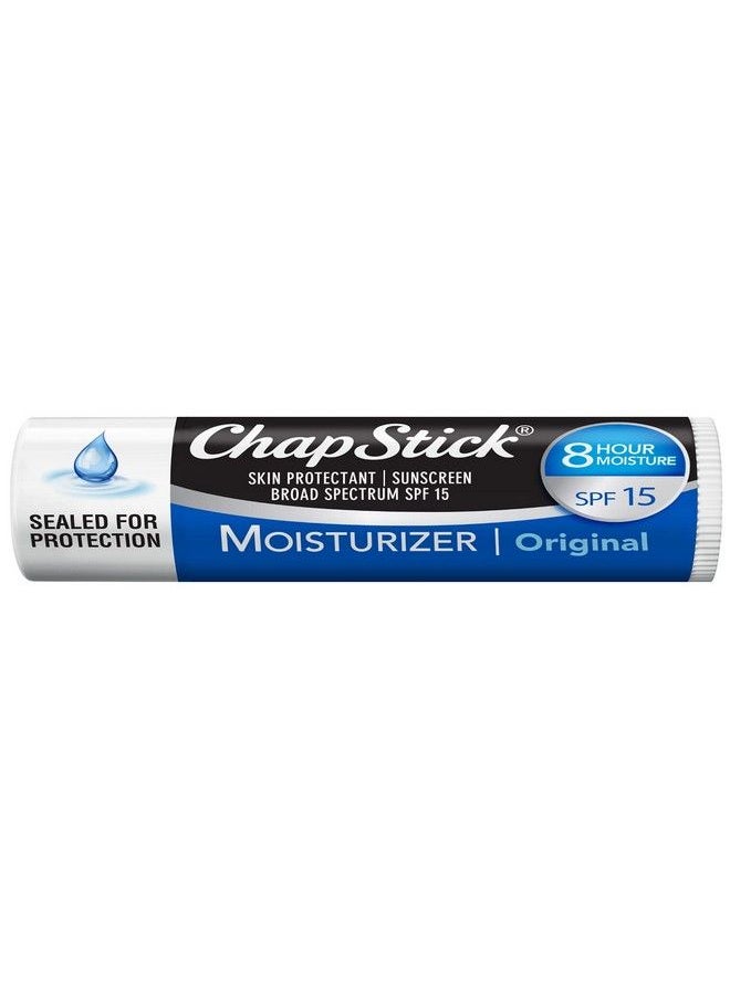 chapstick Moisturizer Original Lip Balm Tube Spf 15 And Skin Protectant 0.15 Oz  - Image 1