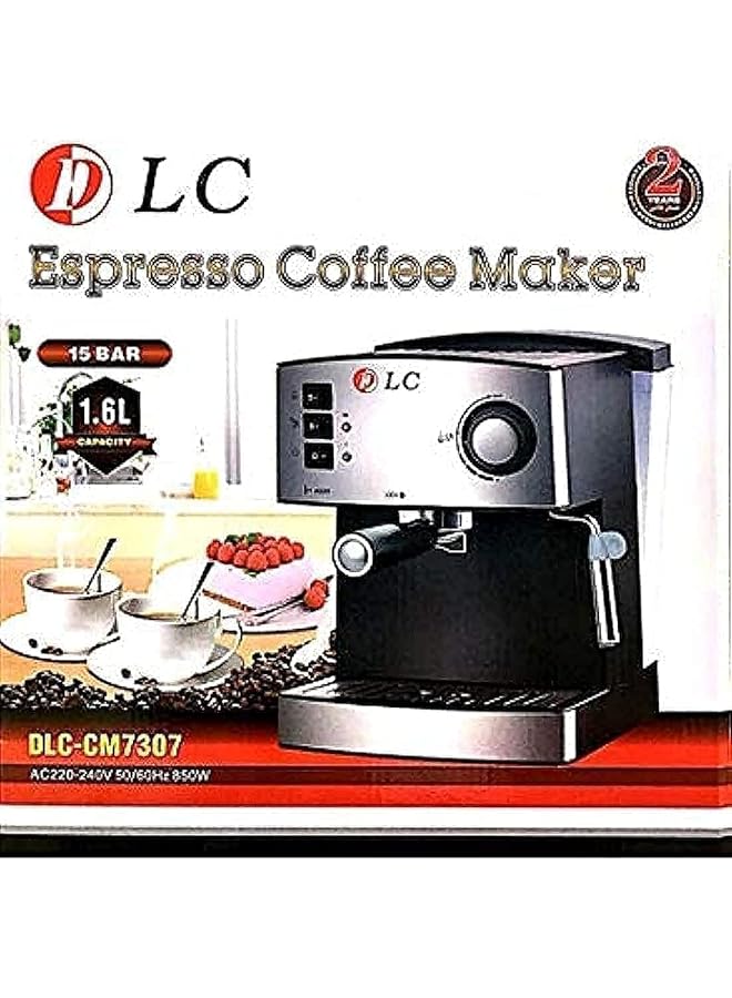 دي إل سي  ماكينة صنع قهوة الإسبريسو والكابتشينو CM 7307 - Image 1