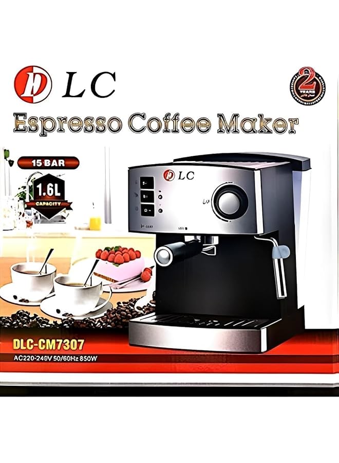 دي إل سي  ماكينة صنع قهوة الإسبريسو والكابتشينو CM 7307 - Image 5