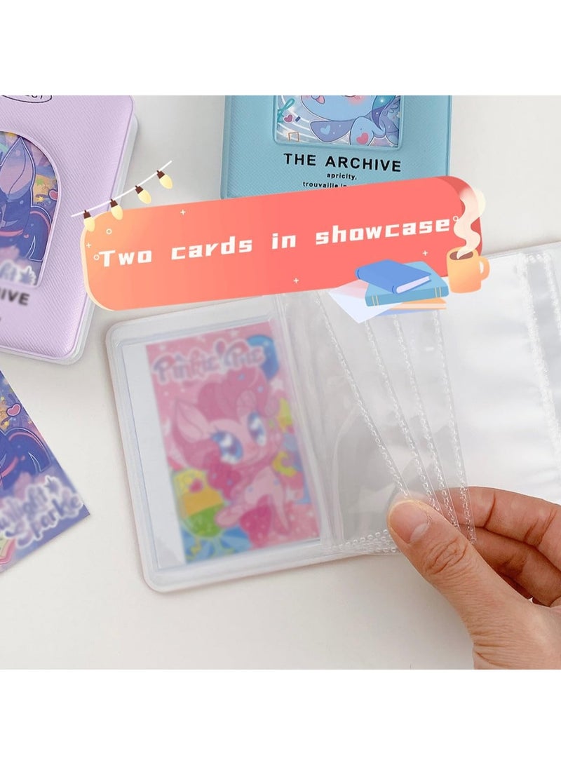 8 Pcs Mini Cards Binder Collection , Trading Card Collector, Album Card Folder for Girls and Boys （Random Color） - Image 5
