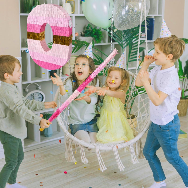 PCFING 30 Inch PiÃ±ata Stick Kit Pink Very Sturdy Will Not Break, Suitable for Boys Girls Adults Can Have Fun at Any Party - Image 5