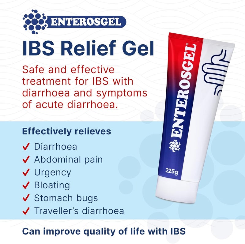 Enterosgel جهاز إنترسوجيل لتخفيف أعراض القولون العصبي 225 جرام - جل فموي لامتصاص الأمعاء - تخفيف الإسهال الحاد - تخفيف آلام المعدة - تخفيف الانتفاخ - تخفيف الغازات المحبوسة - يعالج الأسباب الجذرية - مناسب للأطفال والبالغين - Image 2