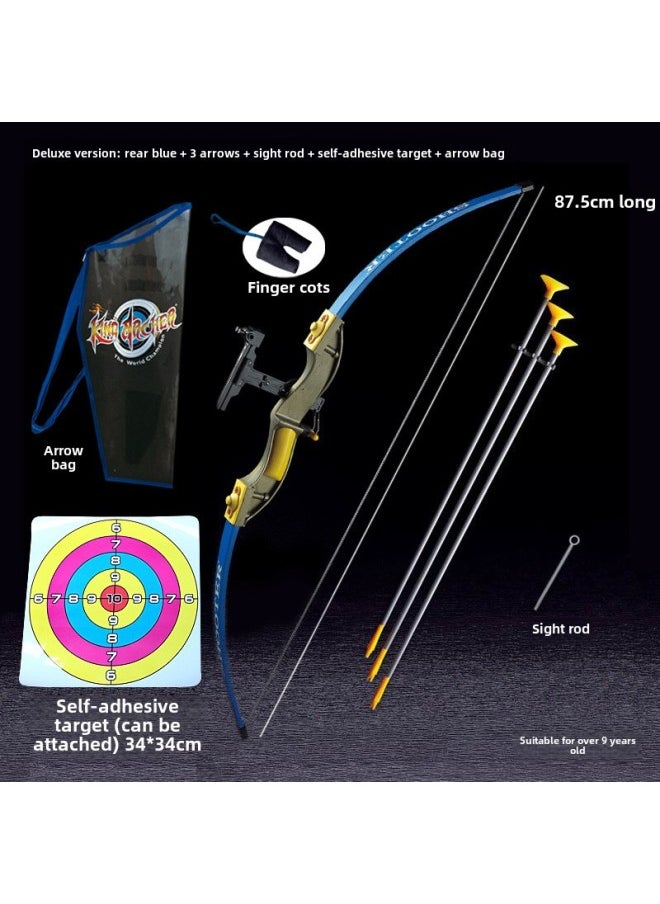 null - Huangpai Shooter Children's Sucker Bow And Arrow Outdoor Scenic Spot Stall Park Archery Shooting Toy Inversion Bow Set-Color:Large Vertical Target (113*43cm) - Image 1