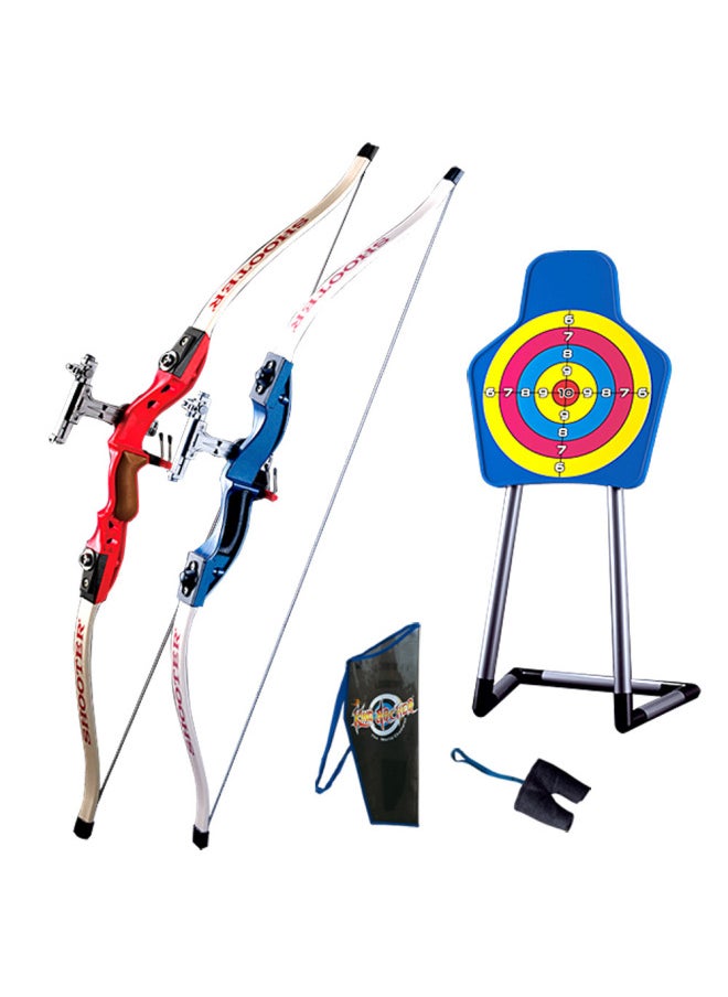 null - Huangpai Shooter Children's Sucker Bow And Arrow Outdoor Scenic Spot Stall Park Archery Shooting Toy Inversion Bow Set-Color:Large Vertical Target (113*43cm) - Image 1