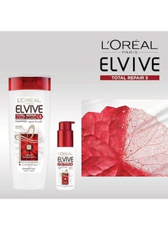 L'OREAL PARIS Elvive Total Repair 5 Shampoo 400 Ml , Conditioner 400 Ml For Normal To Dry Hair Packaging May Very  - Image 3