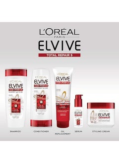 L'OREAL PARIS Elvive Total Repair 5 Shampoo 400 Ml , Conditioner 400 Ml For Normal To Dry Hair Packaging May Very  - Image 4