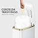 CEROELDA 16 Gallon Small Trash Bags 60 Count Mini Drawstring Garbage Bags Unscented fit 458 Liter 122 Gallon Thick Plastic Wastebasket Liners for Bathroom Bedroom Office Toilet - Image 4