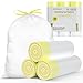 CEROELDA 16 Gallon Small Trash Bags 60 Count Mini Drawstring Garbage Bags Unscented fit 458 Liter 122 Gallon Thick Plastic Wastebasket Liners for Bathroom Bedroom Office Toilet - Image 1