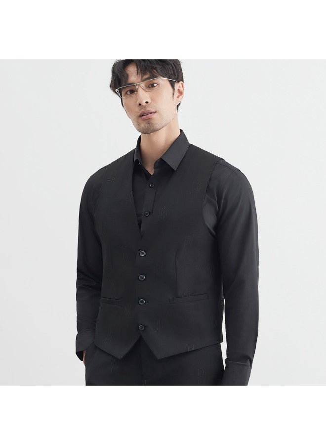 Fapai Suit + Vest + Trousers] Men's Suit Business Casual Formal Suit Men Wedding Groom Tuxedo - Image 4