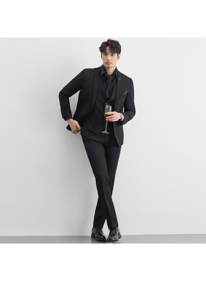 Fapai Suit + Vest + Trousers] Men's Suit Business Casual Formal Suit Men Wedding Groom Tuxedo - Image 5