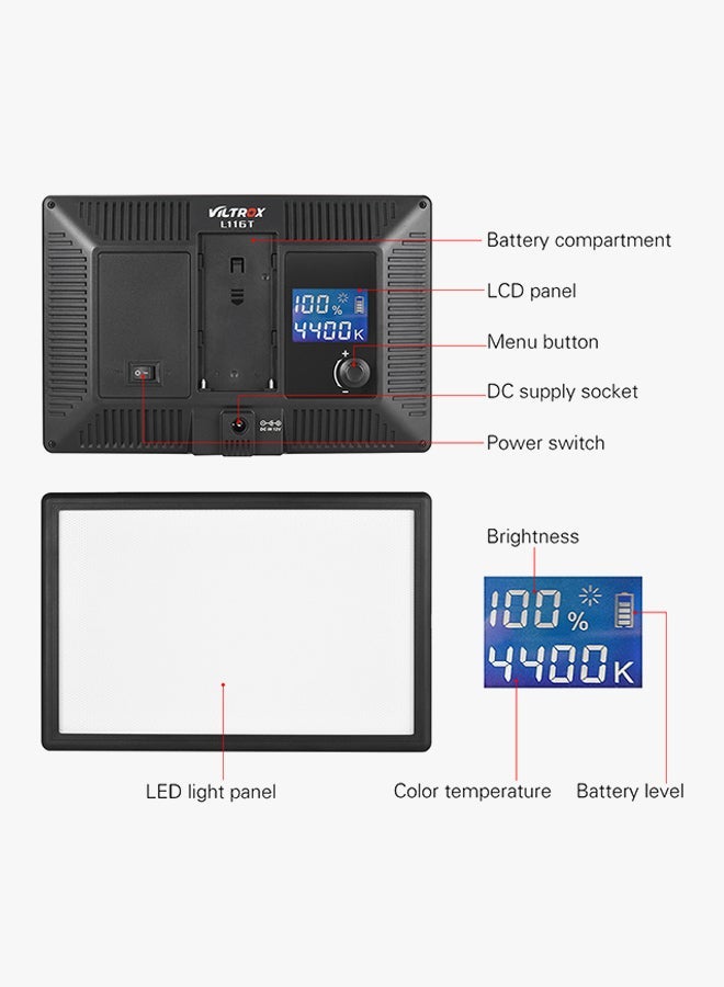 NIBEMINENT Ultra-thin LED Video Light White  - Image 3